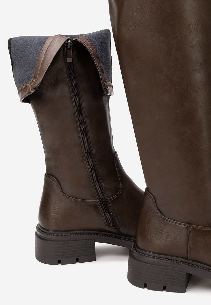 Nicoua v2 barna női csizma