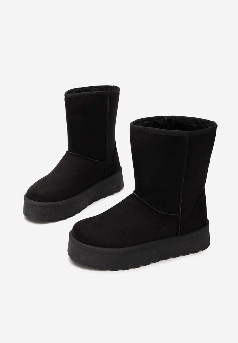 Luisana fekete telitalpú csizma