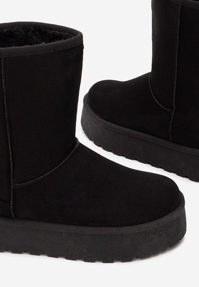 Luisana fekete telitalpú csizma