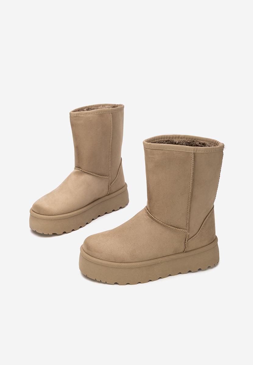 Luisana khaki telitalpú csizma