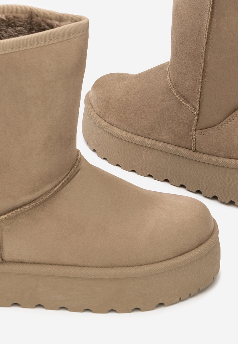 Luisana khaki telitalpú csizma