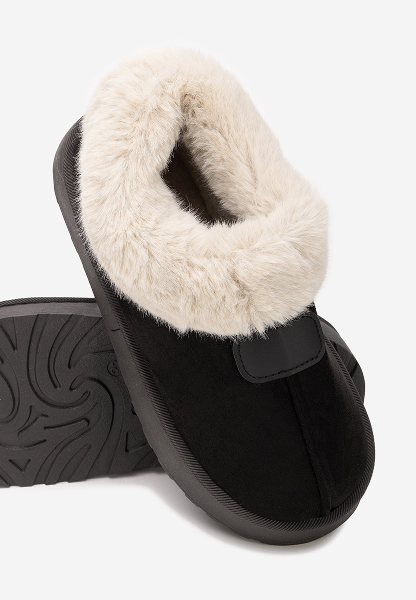 Elarva fekete telitalpú platform bokacsizma