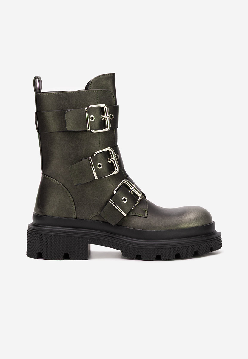 Mioala szürke rövid szárú csizma