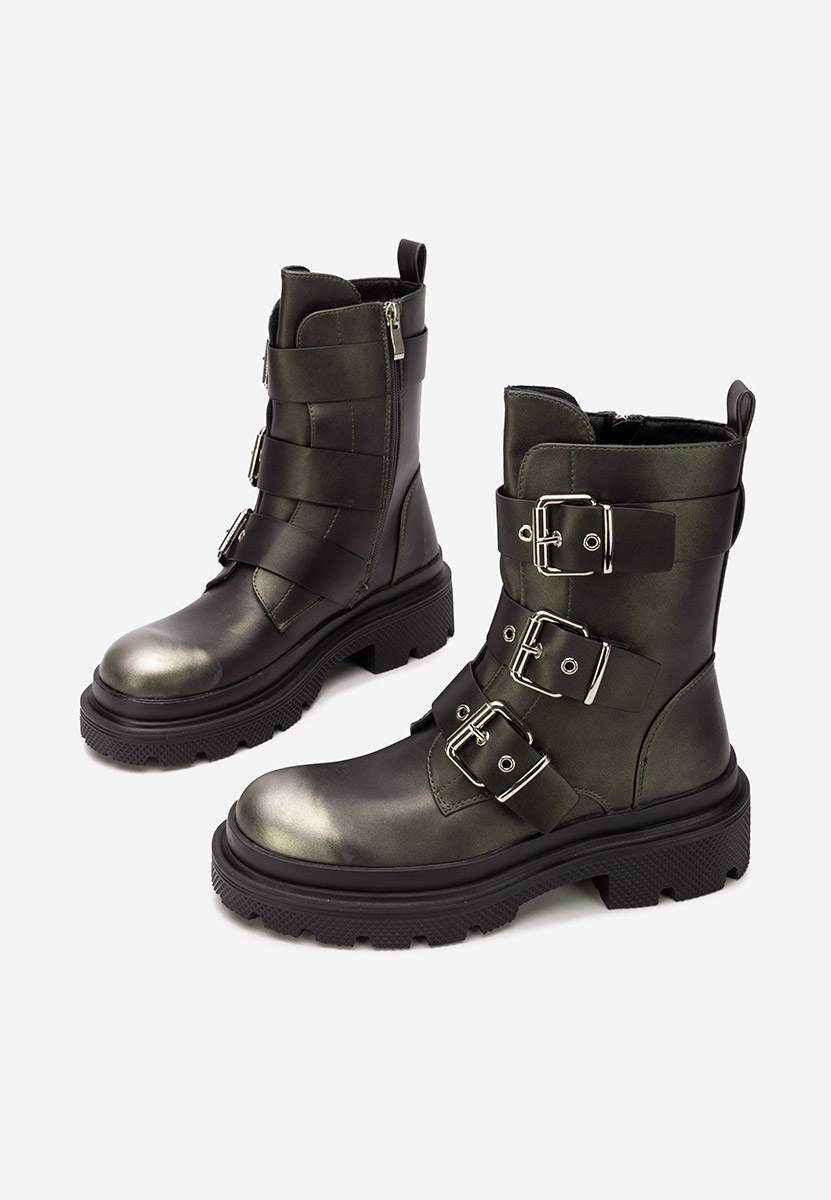 Mioala szürke rövid szárú csizma