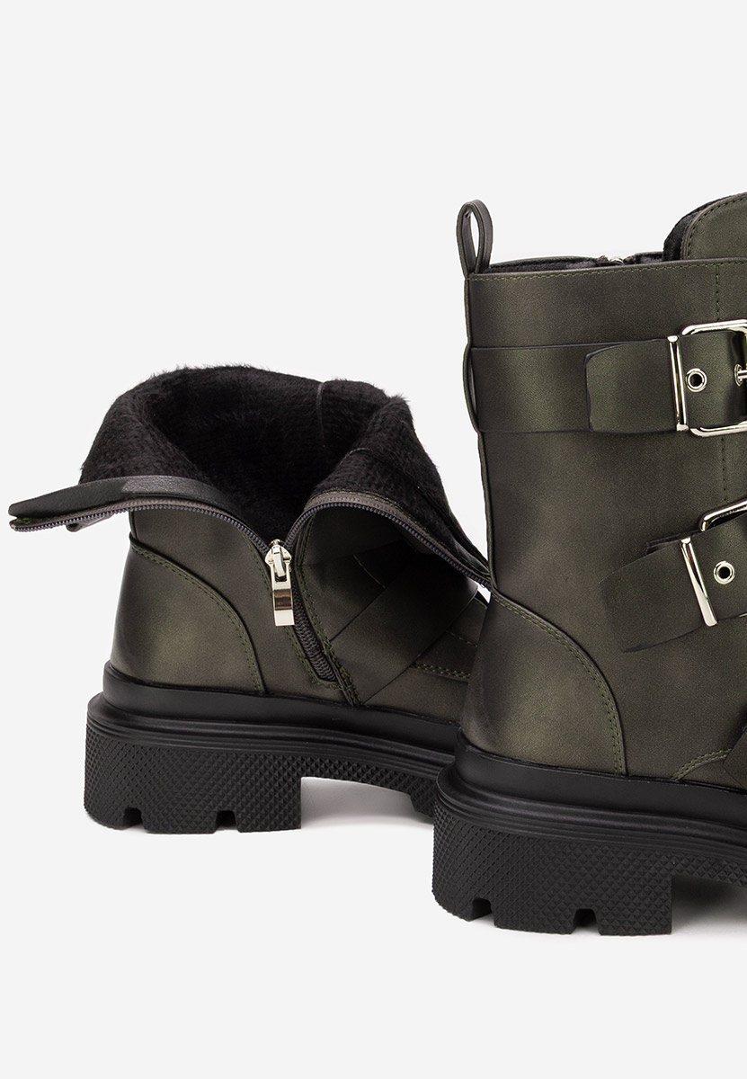 Mioala szürke rövid szárú csizma