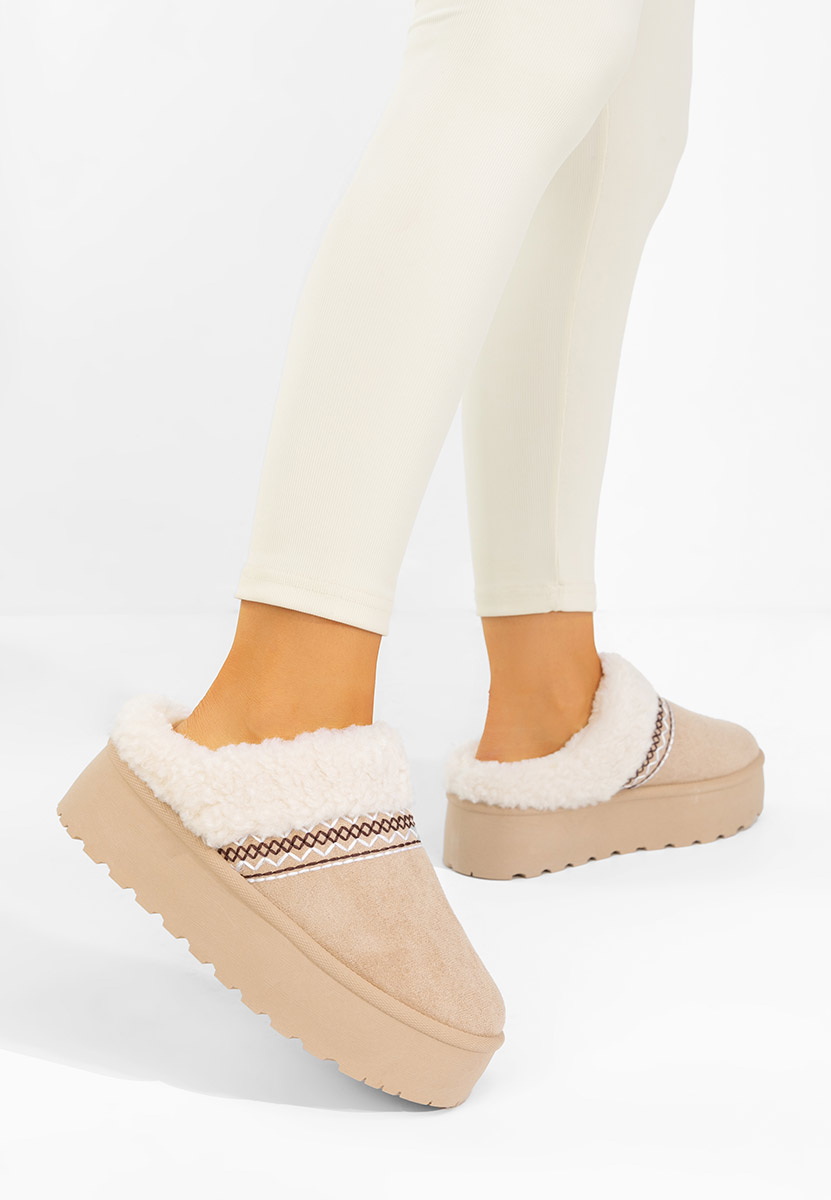 Anelisse bézs női papucs