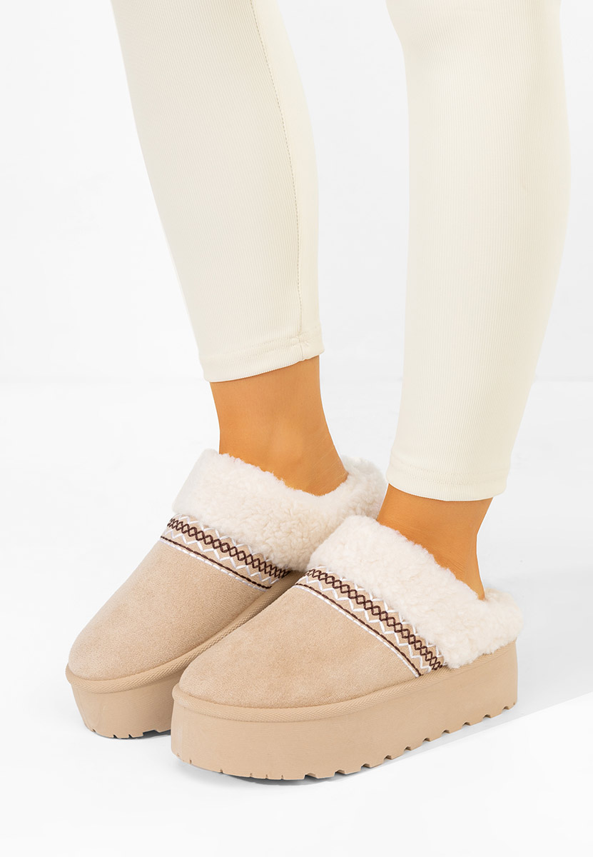 Anelisse bézs női papucs