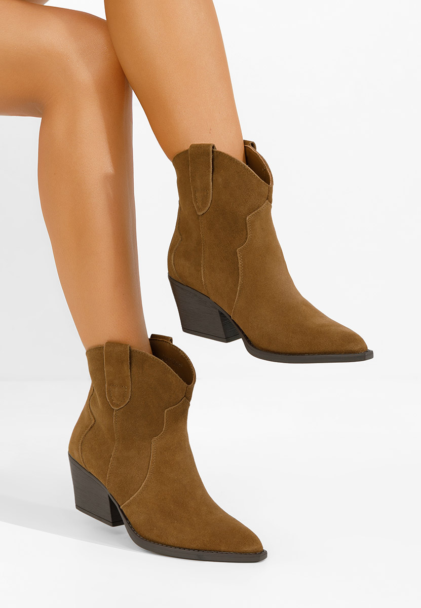 Glavira camel cowboy csizma