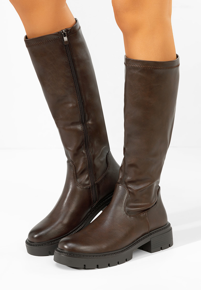 Nicoua v2 barna női csizma