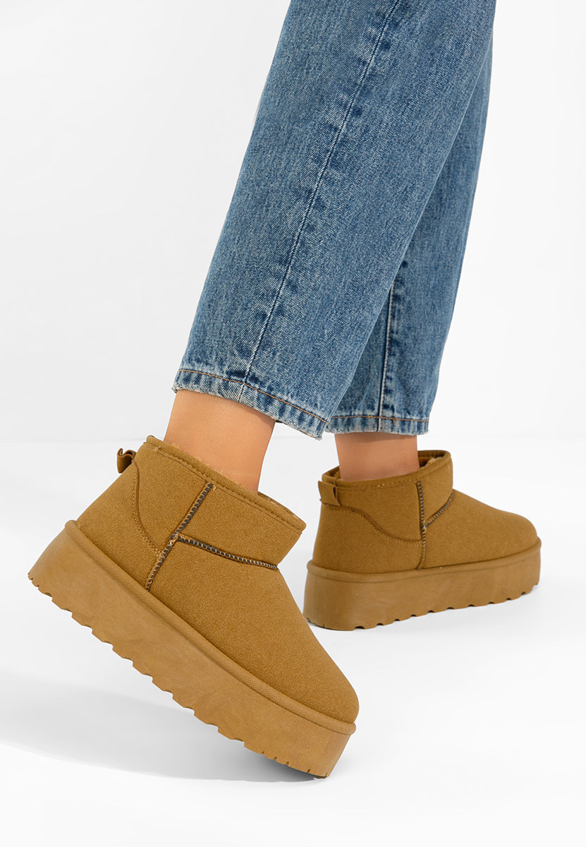 Sereena camel női téli csizma