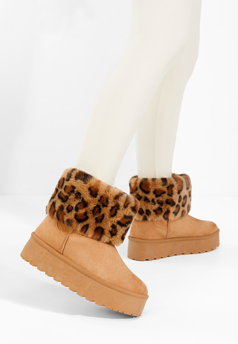 Samyra camel telitalpú csizma