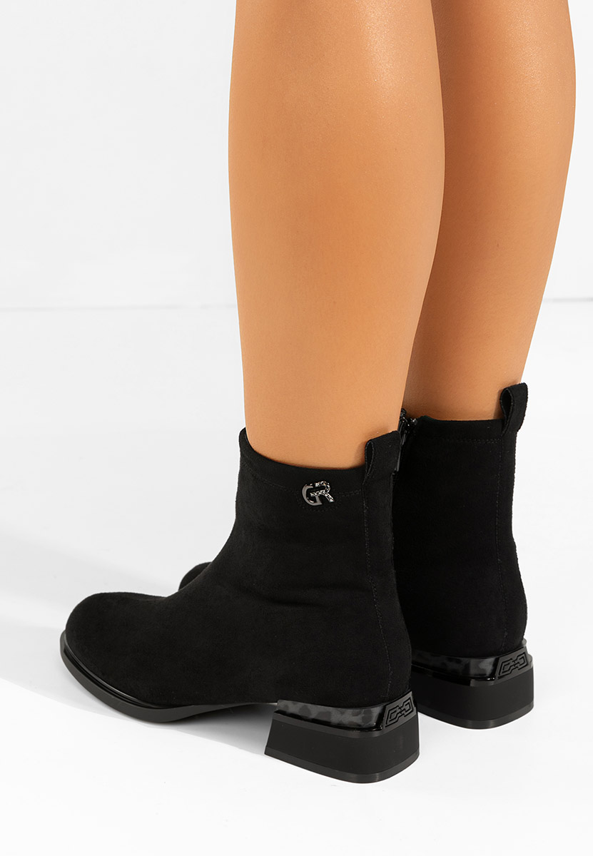 Adalinia fekete női bokacsizma