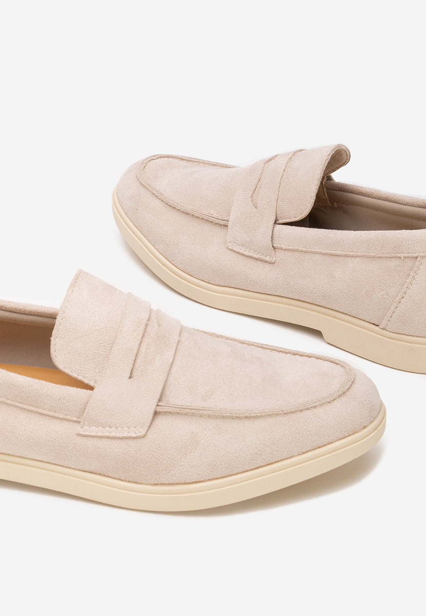 Darvel bézs férfi mokaszin