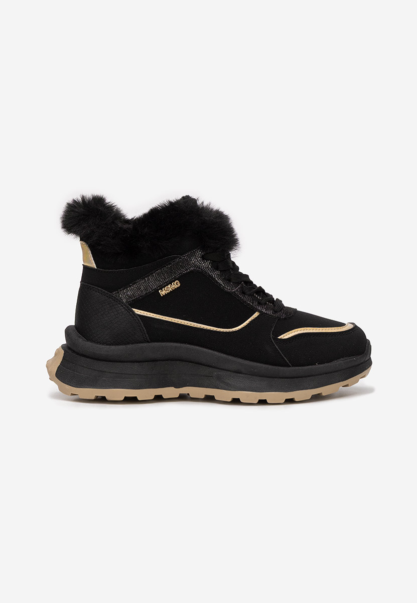 Toska fekete női téli tornacipők