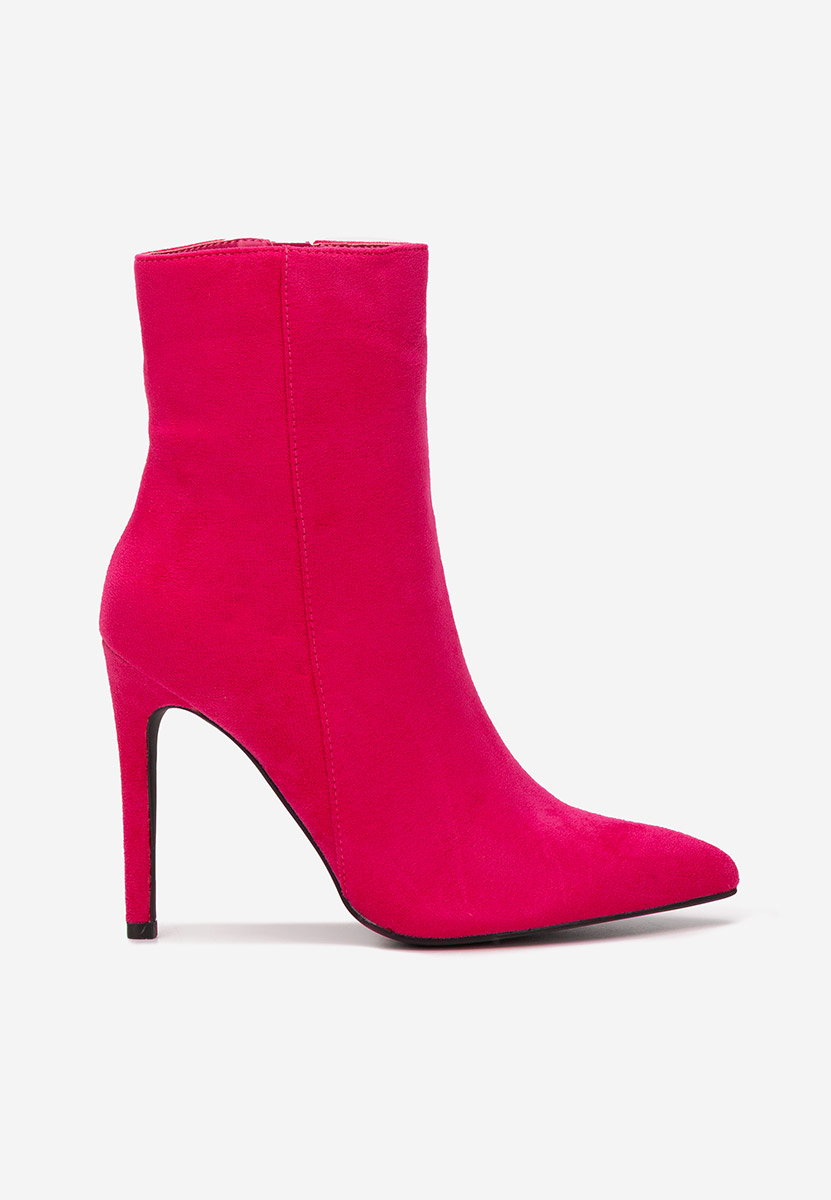Cendria fuxia tűsarkú bokacsizma