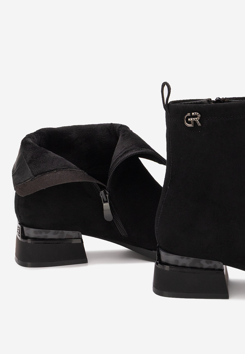 Ellenia v2 fekete női bokacsizma