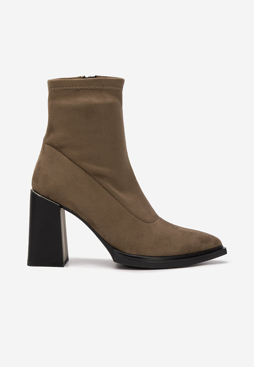 Carisma barna bokacipő vastag sarokkal