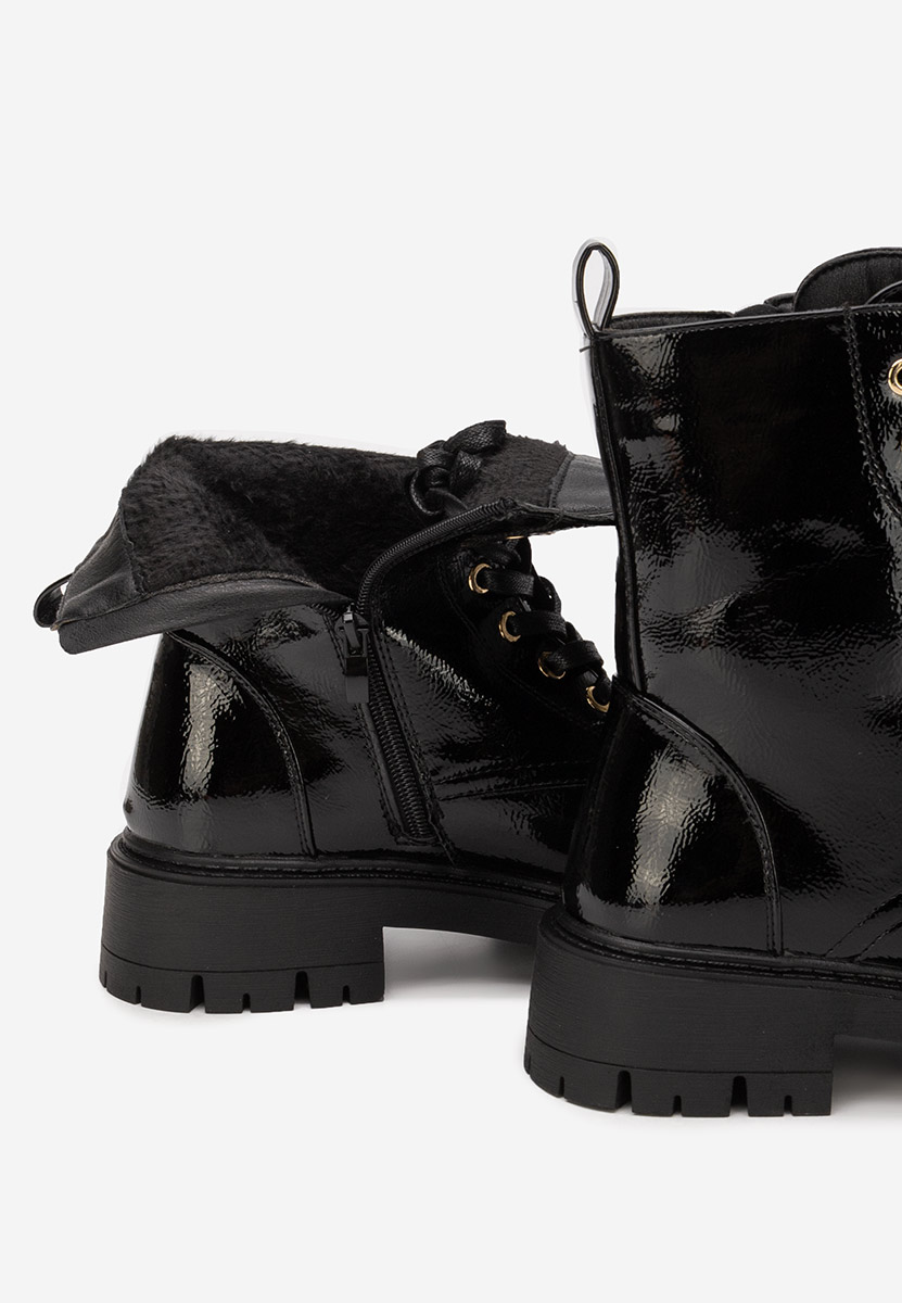 Tatiania fekete női bakancs