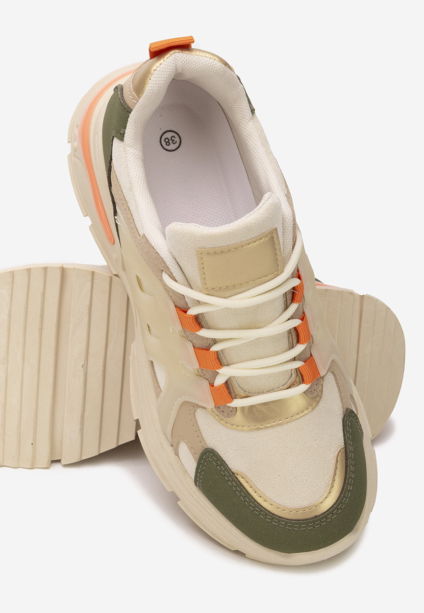 Alverisa zöld platform sneaker cipő 