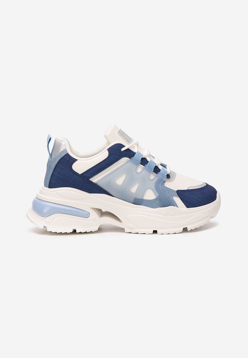 Alverisa kék platform sneaker cipő 