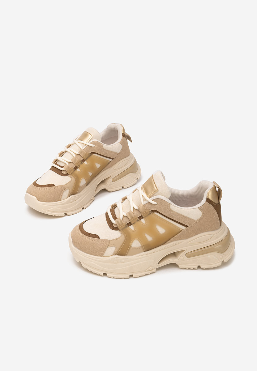 Alverisa khaki platform sneaker cipő 