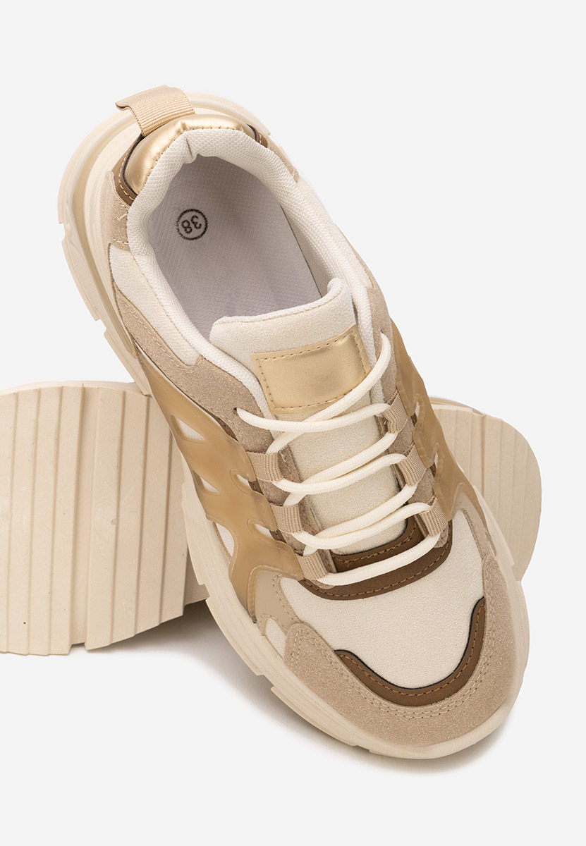 Alverisa khaki platform sneaker cipő 