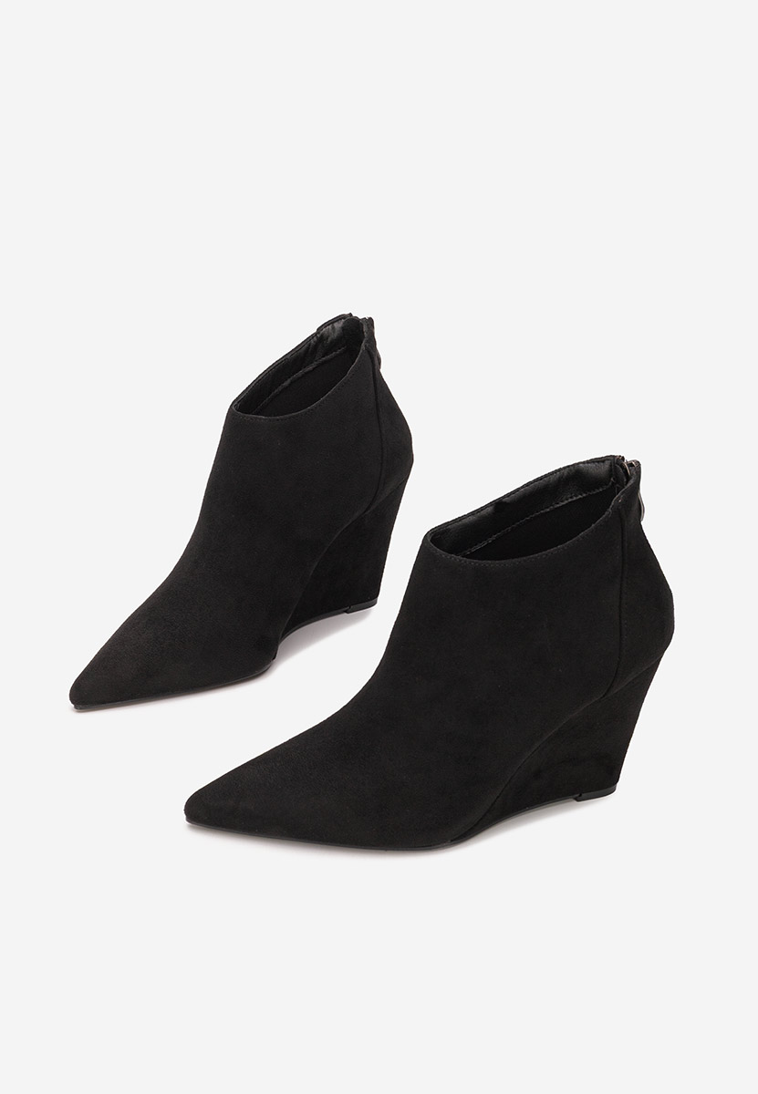 Shenna v3 fekete női platform bokacsizma