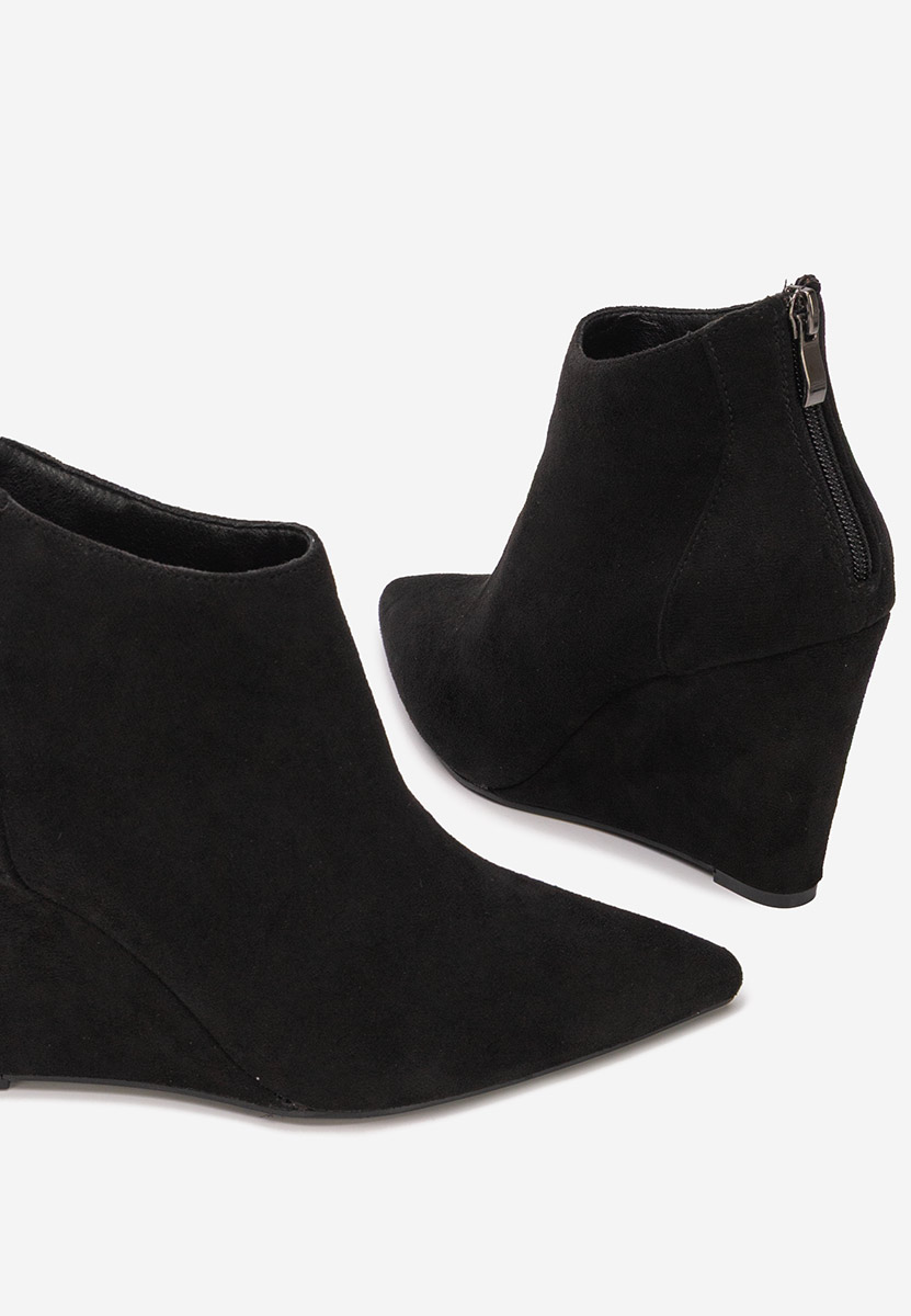 Shenna v3 fekete női platform bokacsizma