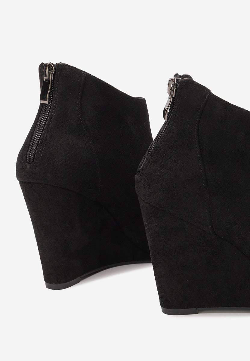 Shenna v3 fekete női platform bokacsizma