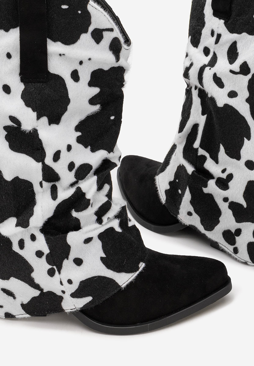 Stolia állatlenyomat cowboy csizma női 