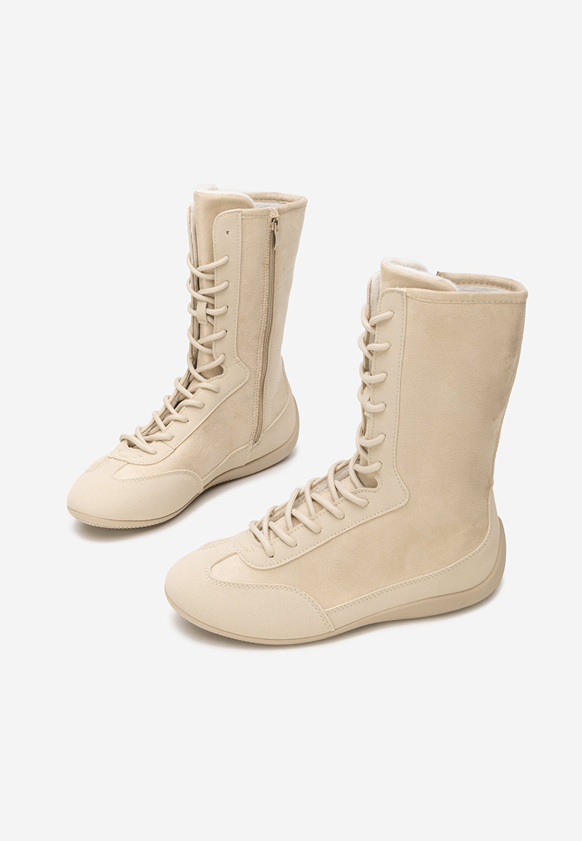 Stelia bézs magasszárú teniszcipő