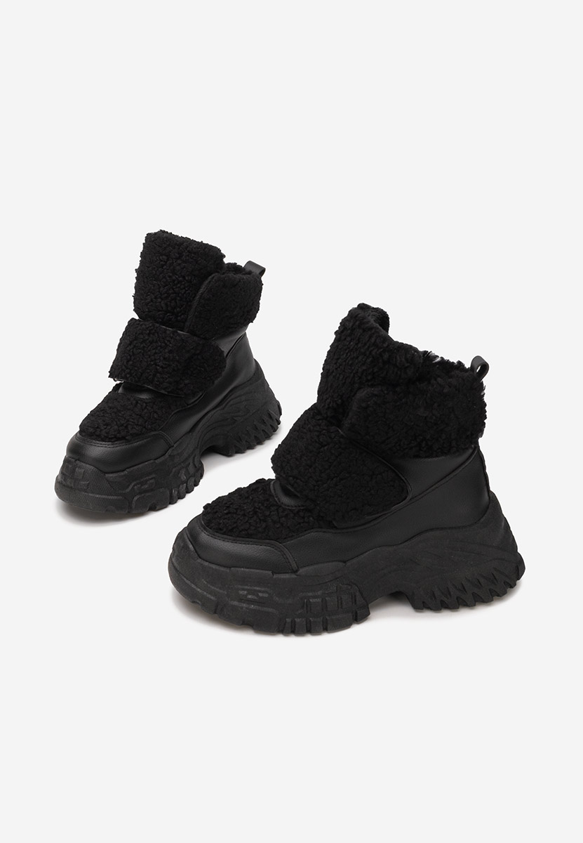 Comino fekete női téli tornacipők