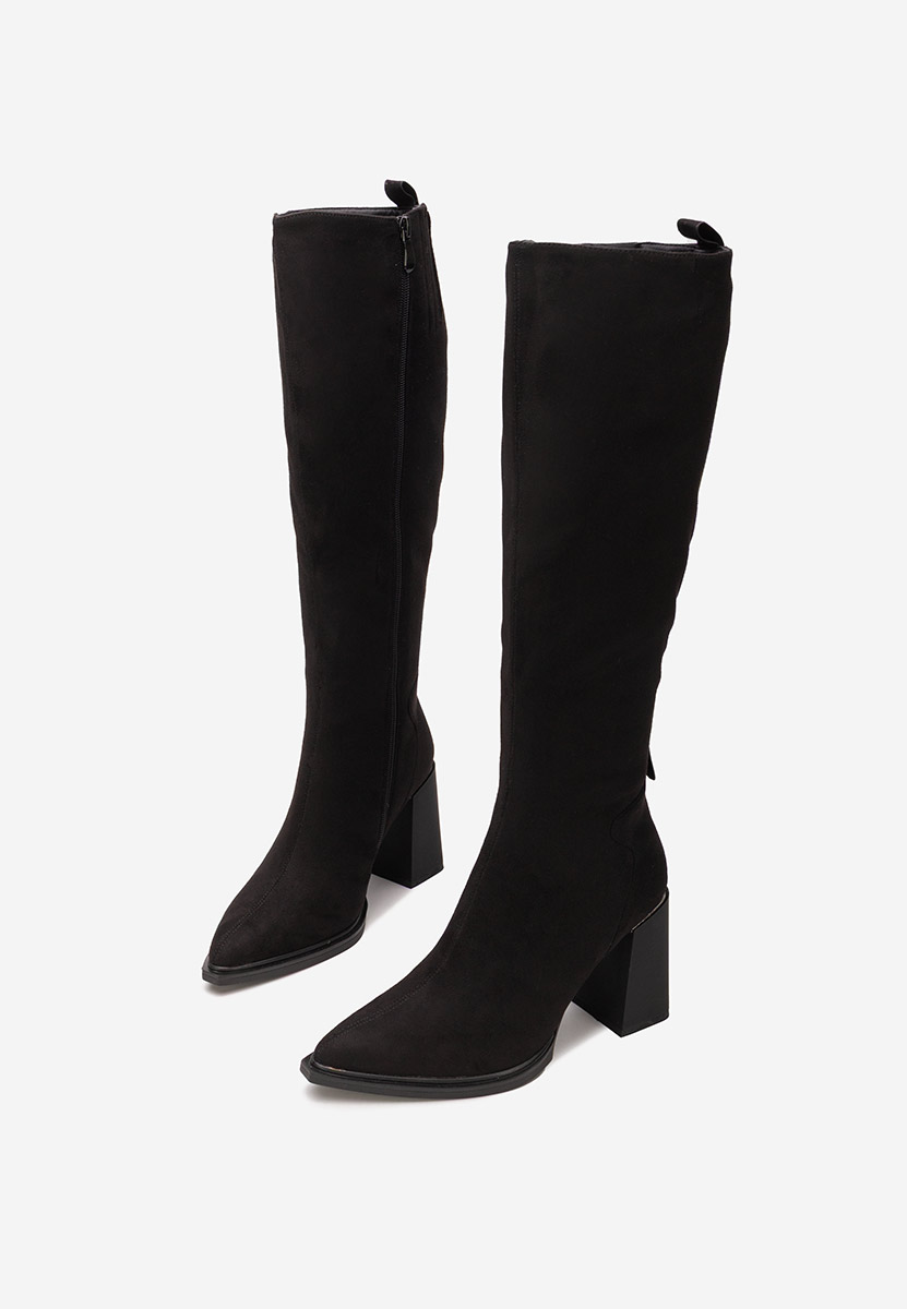 Ricardia v3 fekete magassarkú csizma