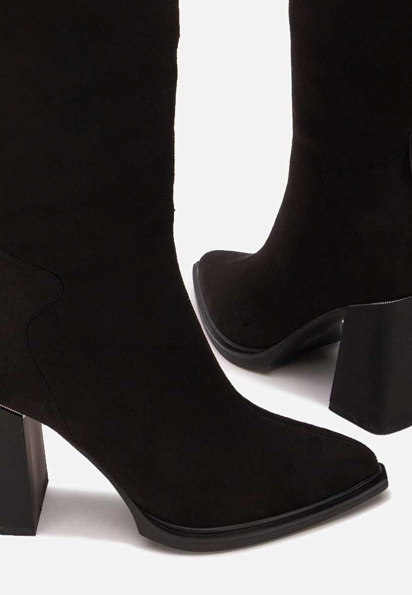 Ricardia v3 fekete magassarkú csizma