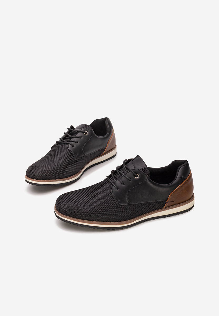 Alfonso fekete férfi félcipő