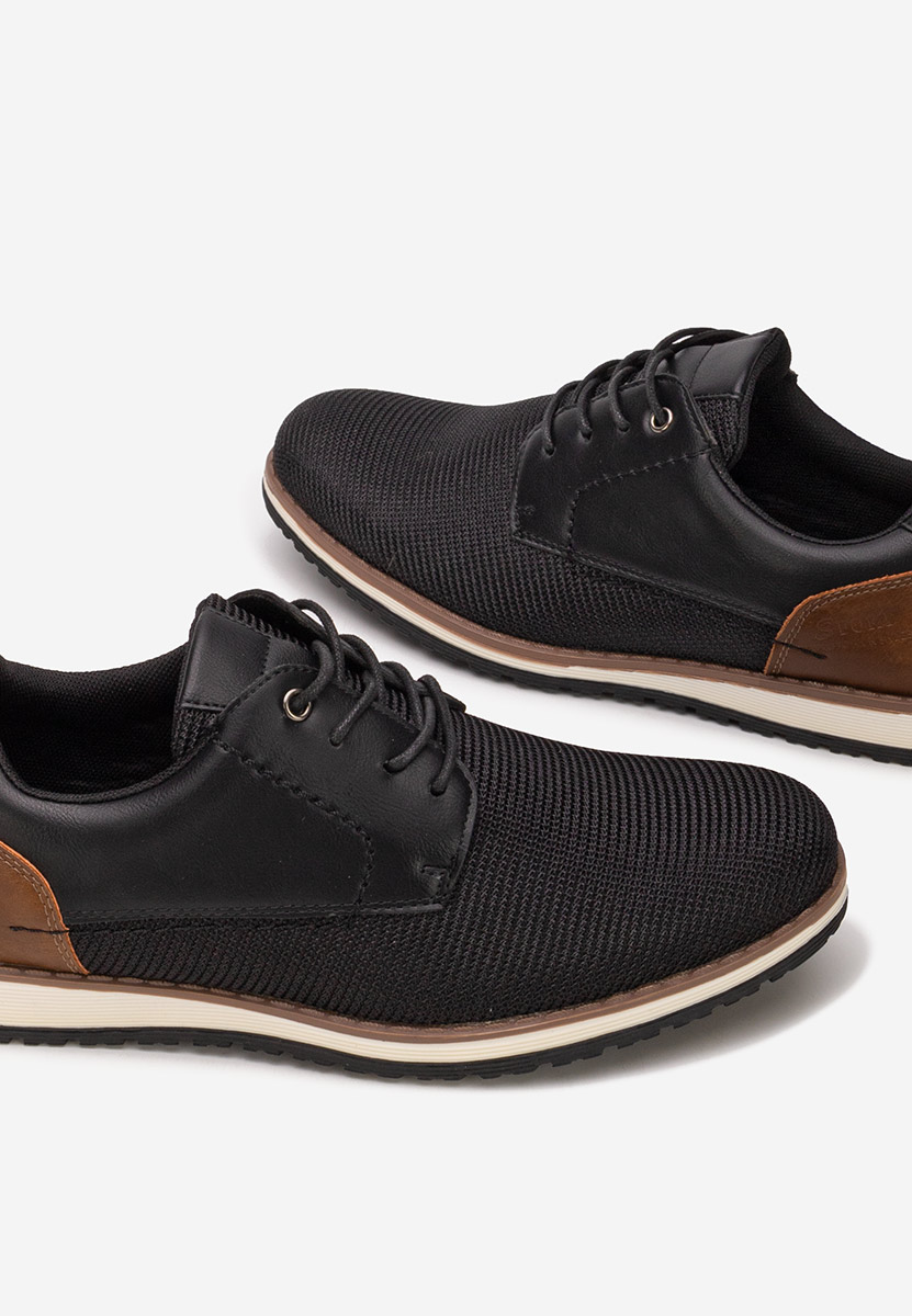 Alfonso fekete férfi félcipő