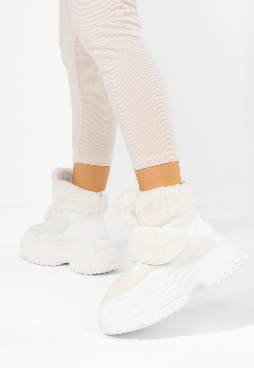 Comino fehér női téli tornacipők