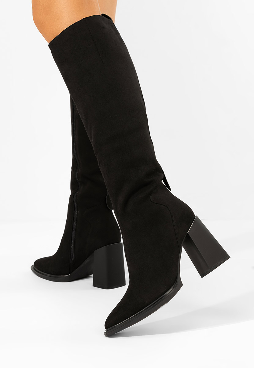 Ricardia v3 fekete magassarkú csizma