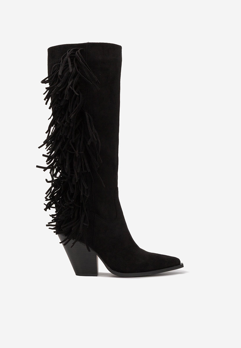 Brania fekete magassarkú csizma