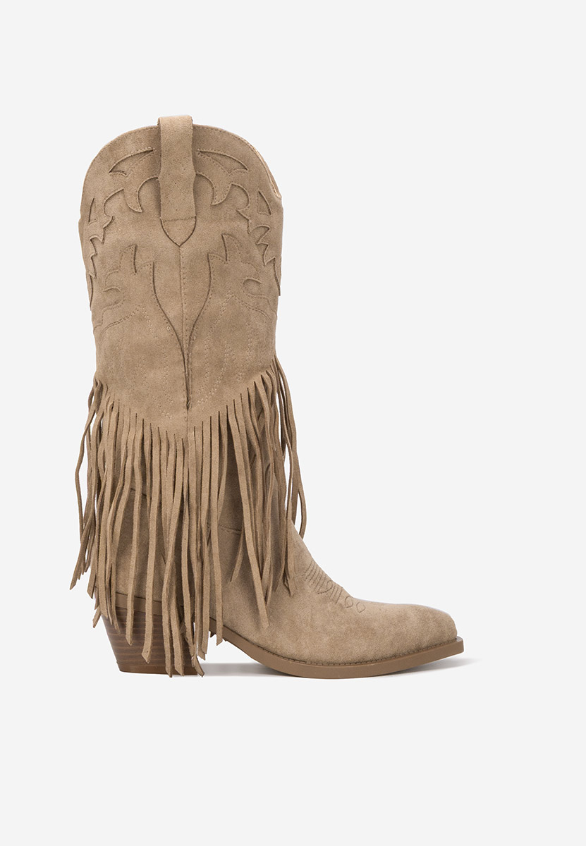 Jalira khaki cowboy csizma