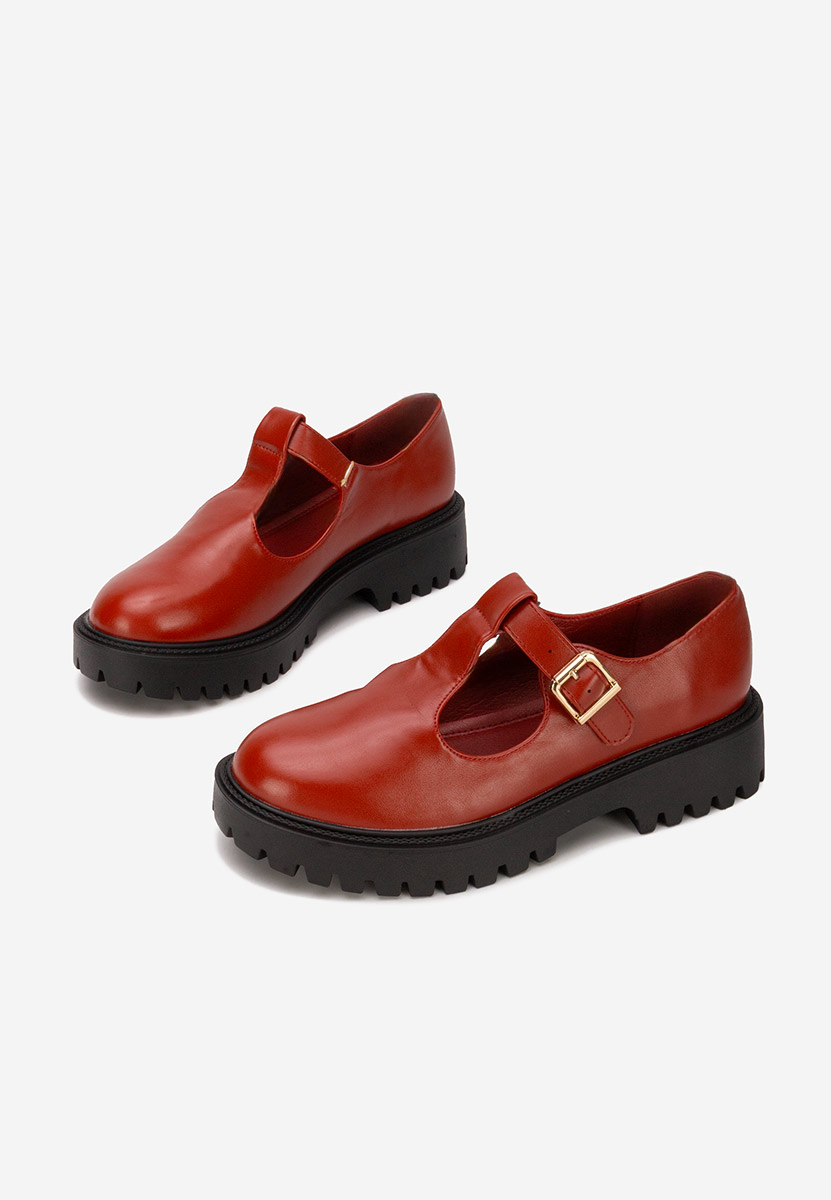 Kenia borvörös női casual cipő