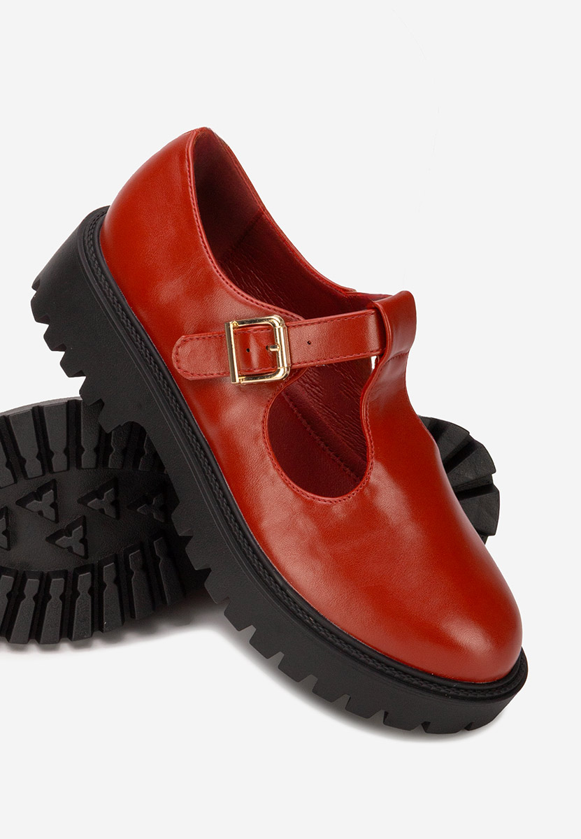 Kenia borvörös női casual cipő