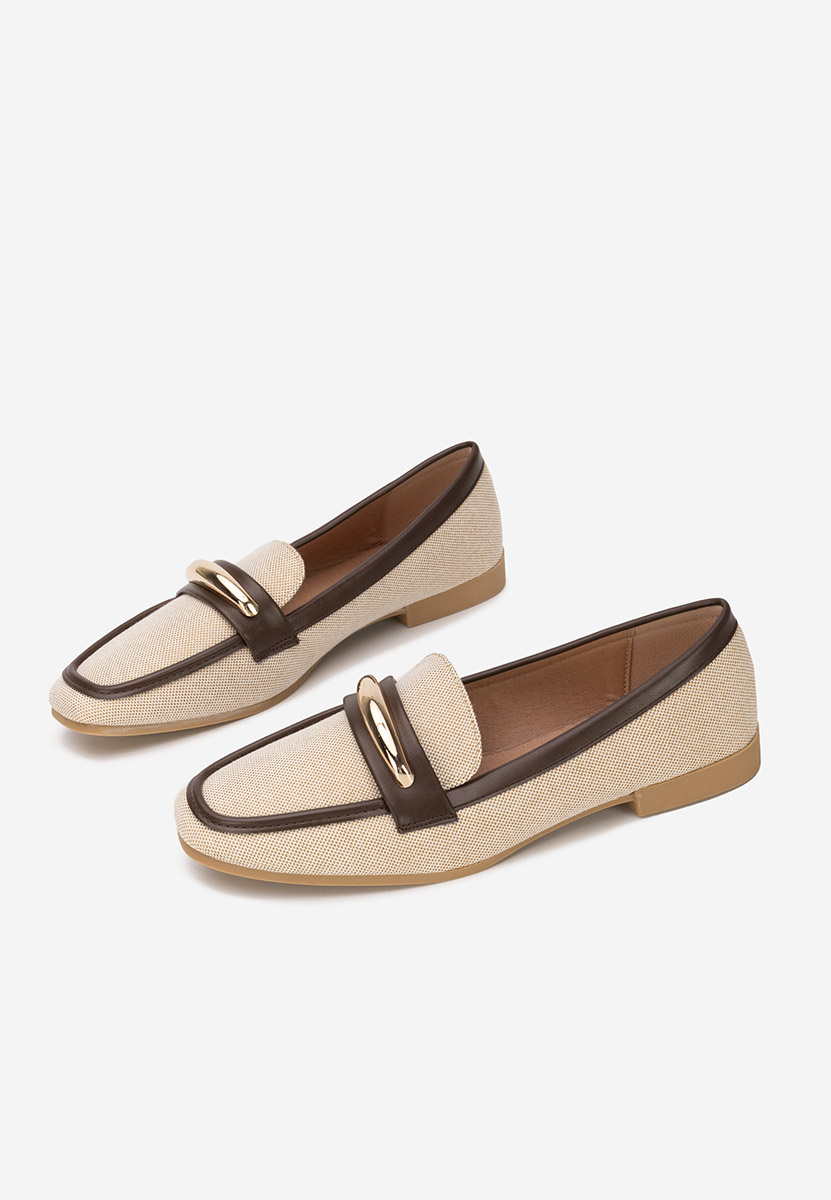 Meliania bézs női mokaszin