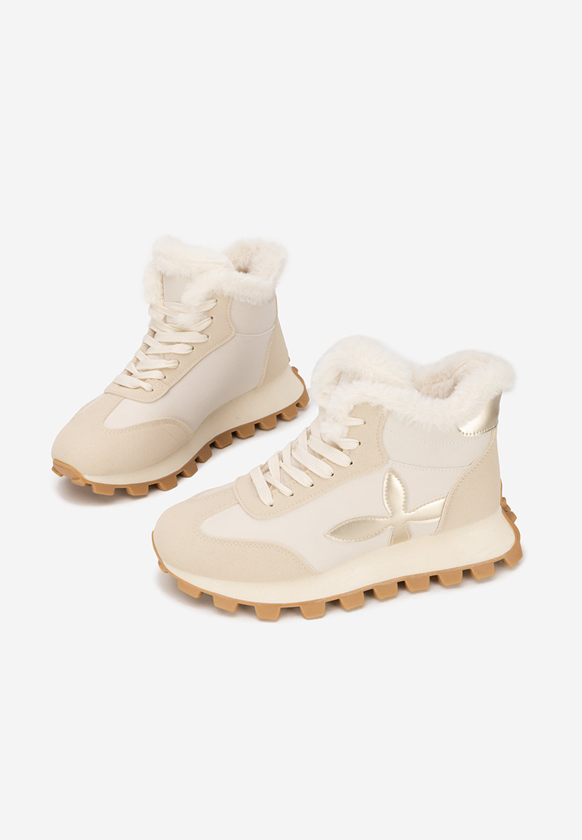 Ozia bézs női téli tornacipők