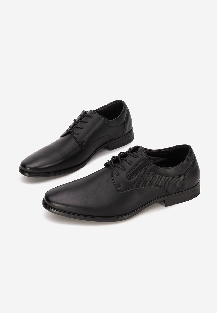 Darius fekete férfi elegáns cipő