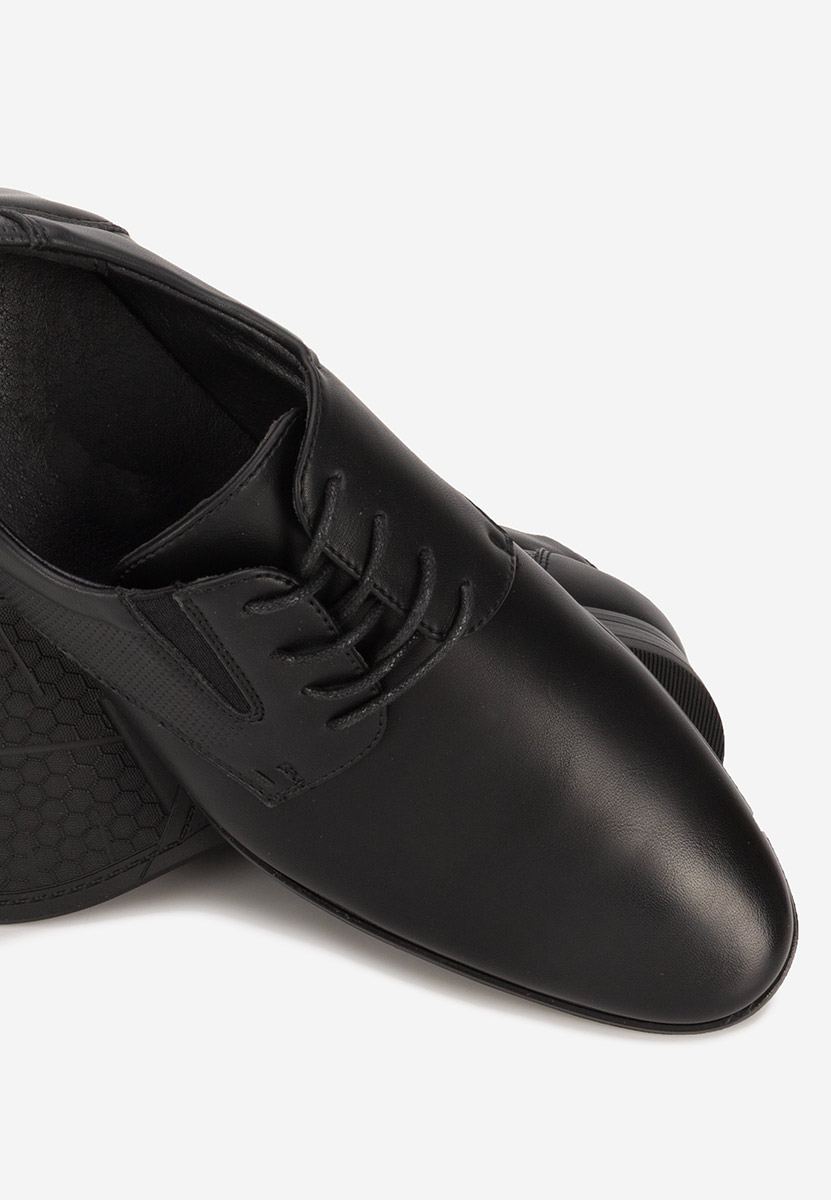 Darius fekete férfi elegáns cipő