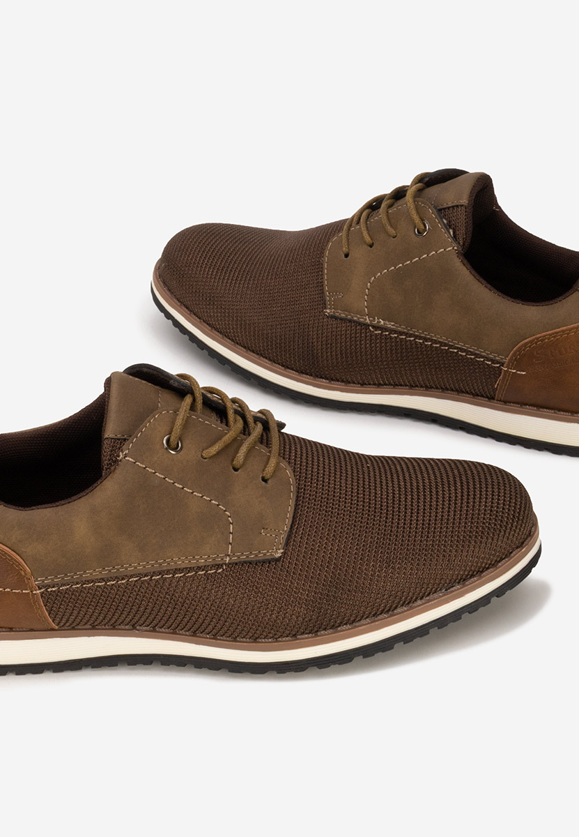 Alfonso barna férfi félcipő