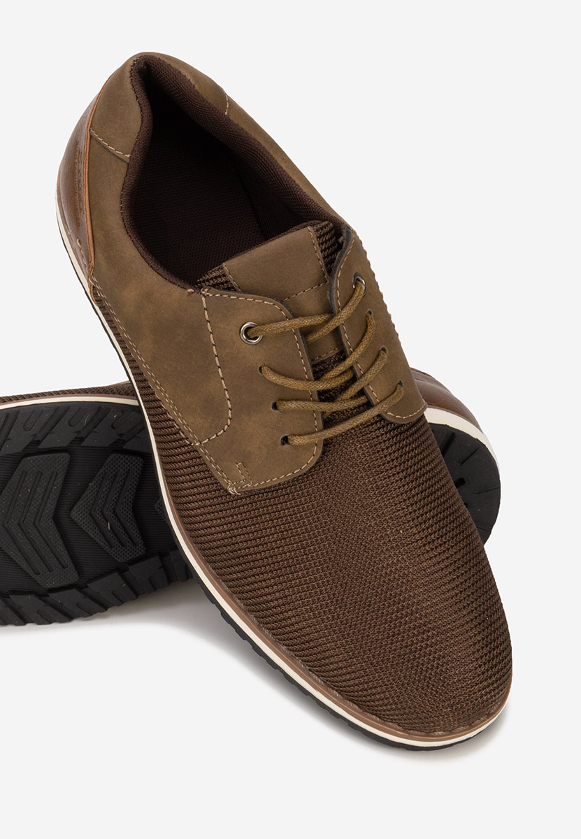 Alfonso barna férfi félcipő