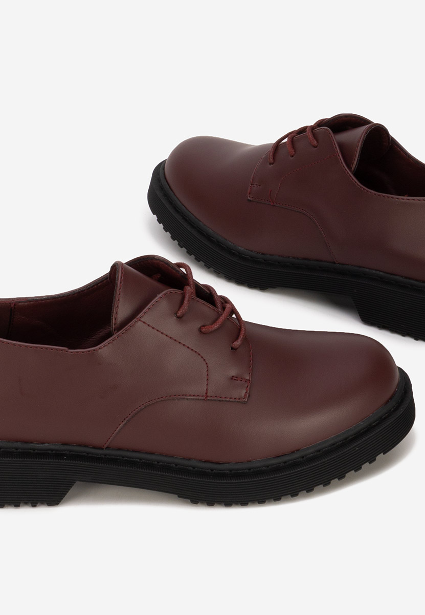 Cherelle borvörös fűzős női cipő