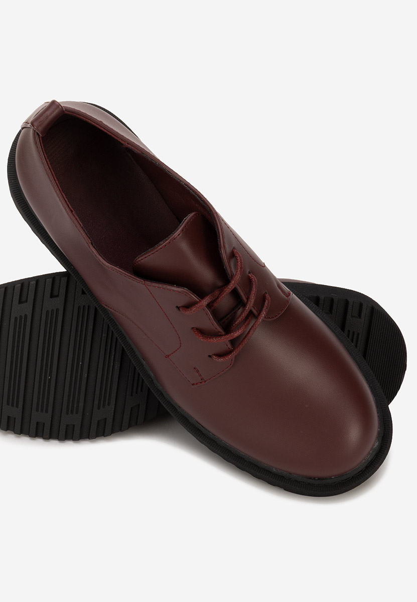 Cherelle borvörös fűzős női cipő